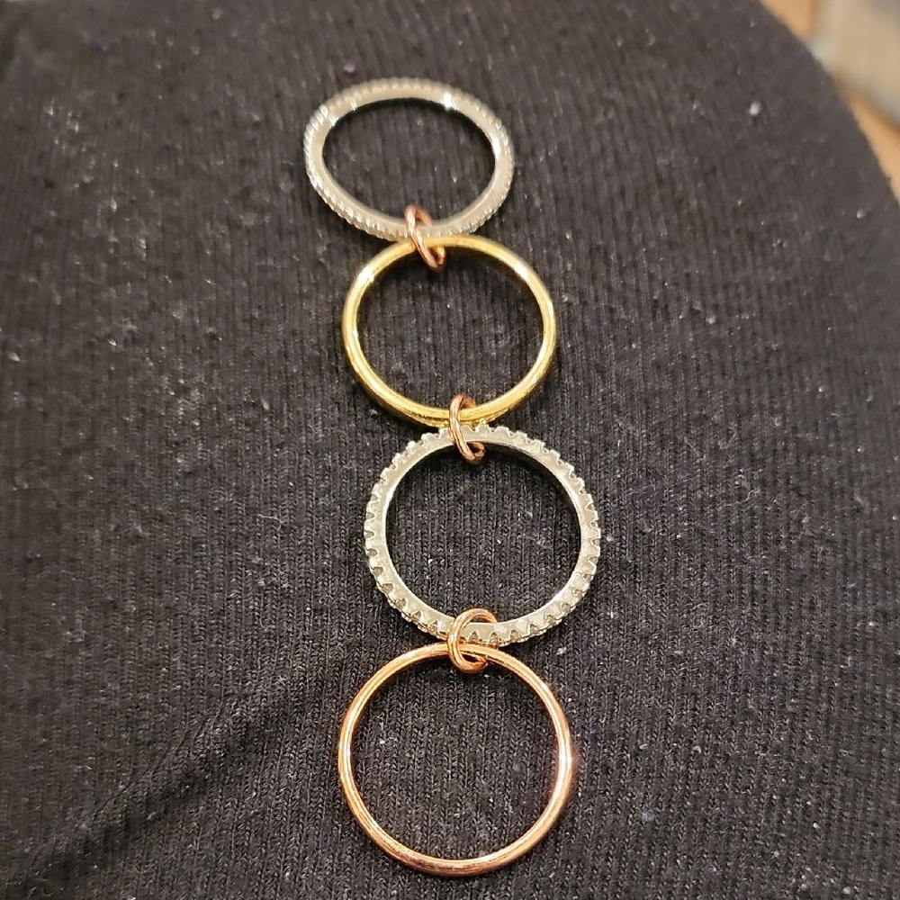 Multi-toned Layered Ring